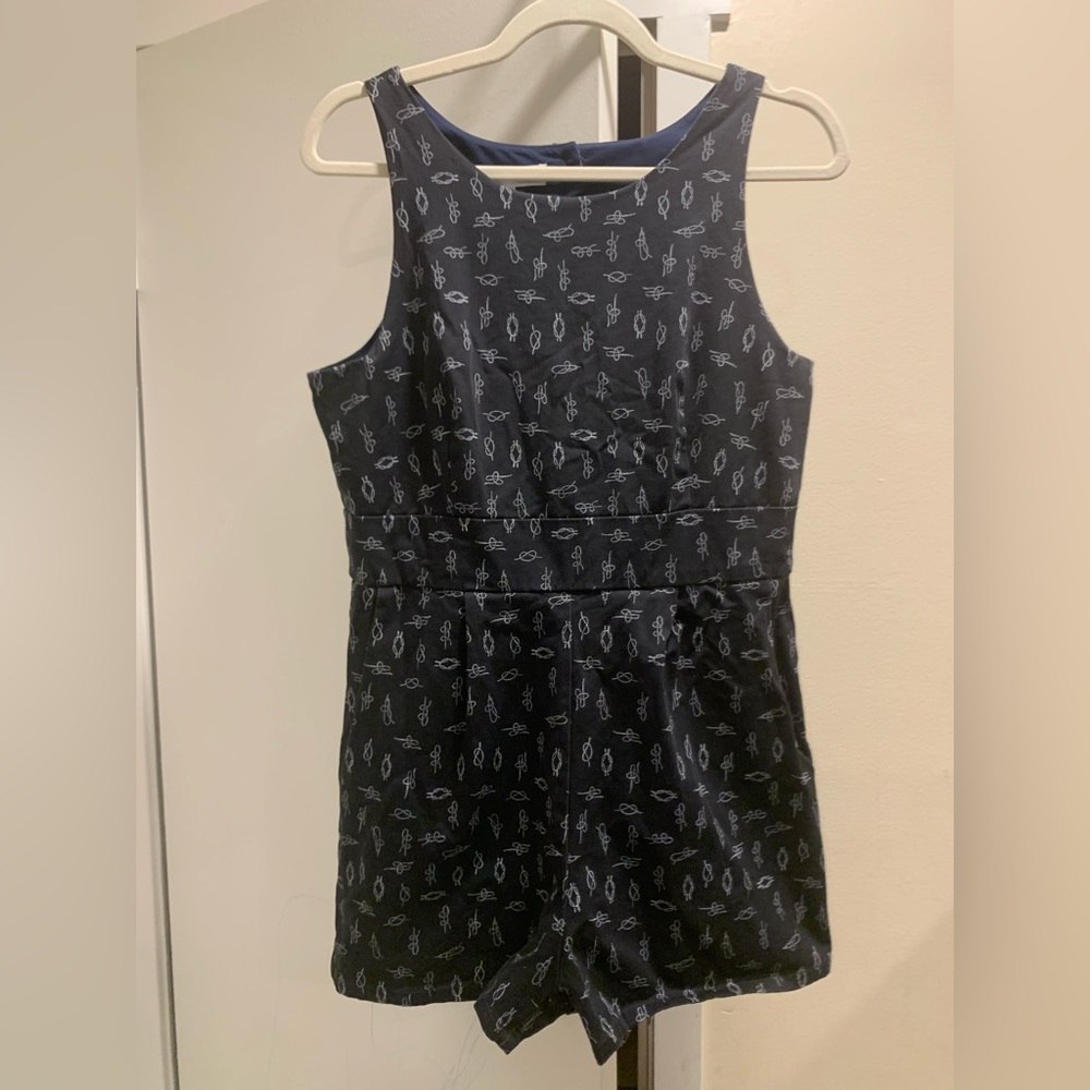 Corey Lynn Calter Knotty romper - sweet back detail! Sz L